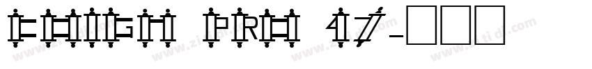 Coign Pro 47字体转换